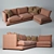 Minimalist Corner Sofa 3D model small image 1