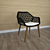 Designer Dining Chair 3D model small image 3