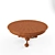 English Style Table: Classic Elegance 3D model small image 2