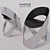 Martz Edition Chair: Sleek and Stylish Seating Solution 3D model small image 1