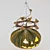 Spooky Pumpkin Chandelier 3D model small image 1