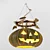Spooky Pumpkin Chandelier 3D model small image 2