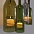 Elegant Bottle Candles 3D model small image 3