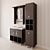 Sleek Hokkaido Vanity Set 3D model small image 1