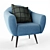 Cozy Armchair: Ultimate Comfort 3D model small image 1