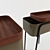 Sleek Slide Table: Ligne Roset Couliss 3D model small image 2