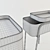 Sleek Slide Table: Ligne Roset Couliss 3D model small image 3