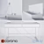 Sleek Notule Desk by Ligne Roset 3D model small image 3