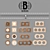 Bironi Collection: Sockets, Switches & Overlays 3D model small image 1