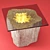 Natural Stump Table with Glass Top 3D model small image 2