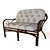 Roma Rattan Sofa: Stylish Comfort 3D model small image 1