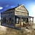 Wild West Sheriff House 3D model small image 1