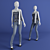 Stylish Maneken for Fashion Display 3D model small image 1