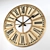 Vintage-Inspired Train Station Clock 3D model small image 1