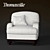 Luxury Thomasville Armchair 3D model small image 1