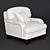 Luxury Thomasville Armchair 3D model small image 2