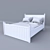 IKEA Gurdal Bed Frame: Sleek Design & Cozy Comfort 3D model small image 2