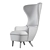 Elevate Your Space with Tom Dixon Wingback Chair 3D model small image 3