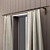 Sleek Window Drapes 3D model small image 2