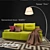 MARTA Triple Sofas: Stylish and Spacious 3D model small image 1