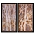 Natural Elegance: Uttermost Twigs Wall Art (Set of 2) 3D model small image 1
