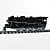 Vintage Train Toy 3D model small image 1