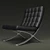 Classic Elegance: Barcelona Chair 3D model small image 1