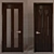 Essil Art Deco Interior Doors 3D model small image 1