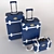 Blue Entrepreneur Luggage Set 3D model small image 3