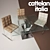 Modern Dining Set: Gotham-Kate 3D model small image 2