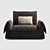 Elegant Saba Armchair: Stylish Comfort 3D model small image 1