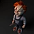 Chucky: The Sinister Doll 3D model small image 2