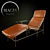 Sleek TRAFFIC Chaise by Magis 3D model small image 1