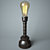 Vintage Pipe Table Lamp 3D model small image 1