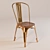 Elegant Marais Wood Chair 3D model small image 1