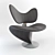 Contemporary Comfort: Roberto Pennetta's Armchair 3D model small image 1