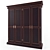 Elegant Tonin Wardrobe 3D model small image 1