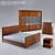  "Walnut Dream" Bedroom Set 3D model small image 1