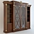 Mekran Royal Bookcase Collection 3D model small image 1