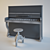 Elegant Rostov-Don Piano Set 3D model small image 3