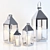 Elegant Glow Lantern Set 3D model small image 1