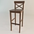 Ingolf Bar Stool 3D model small image 1