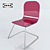 Tobias Chrome Chair: Stylish and Sturdy 3D model small image 1