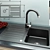 Sleek Stainless Steel Sink 3D model small image 2