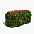 Exotic Blooms Live Hedge 3D model small image 1