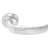 Sleek Silver Door Handle 3D model small image 1