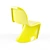 Modern Glossy Plastic Chair 3D model small image 2