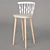 Elegant NUB BQ1452 Barstool: Patricia Urquiola Design 3D model small image 1