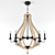 Elegant 22" Chandelier: Middlefield Collection 3D model small image 1