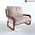 Modern Lounge Chair Hager 3D model small image 1